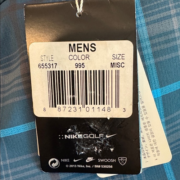 Nike Men's Blue Plaid golf pants - Picture 8 of 8